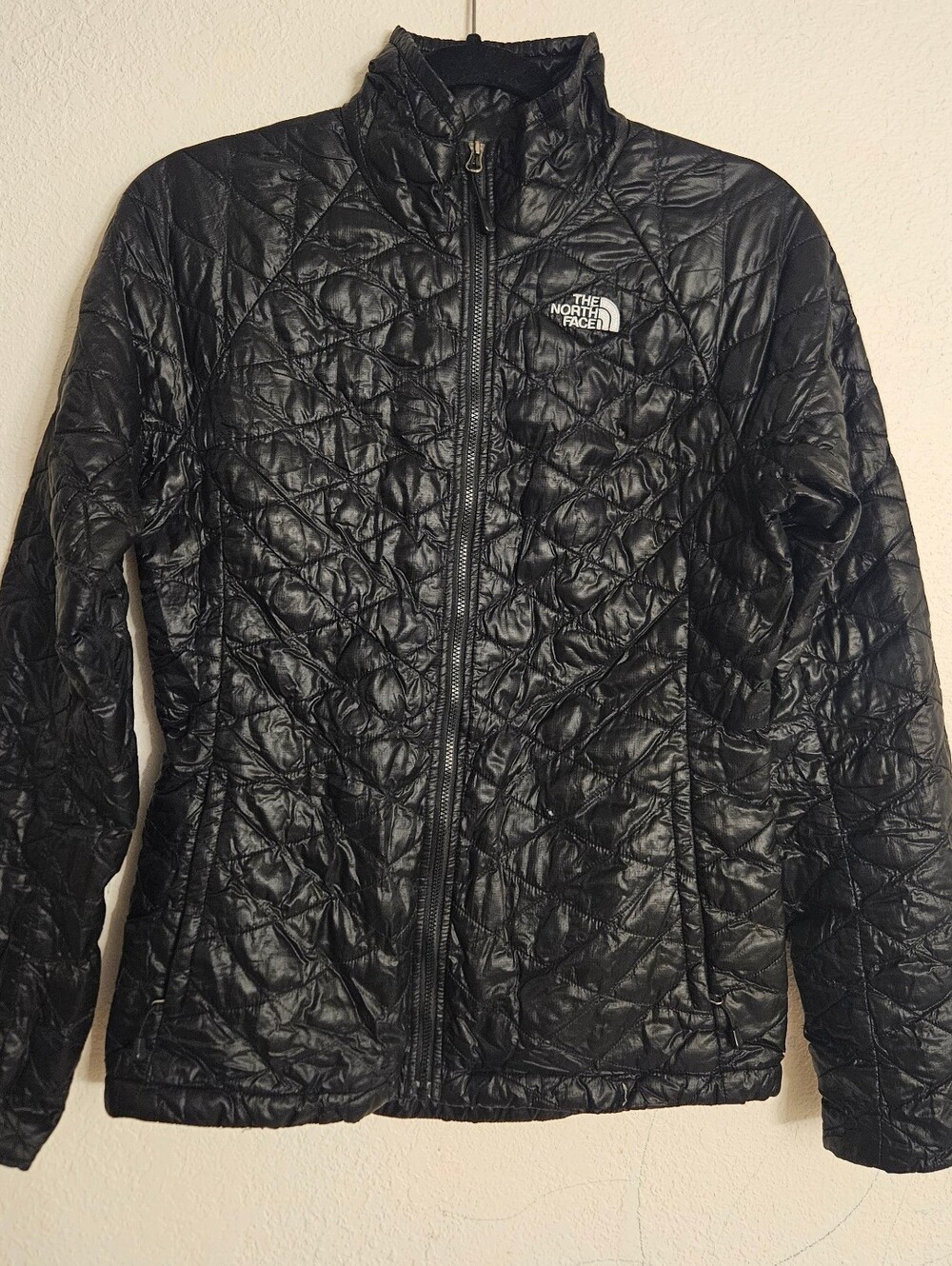 The North Face Women’s ThermoBall Full-Zip Puffer Jacket - Black - Size S